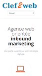 Mobile Screenshot of clef2web.be